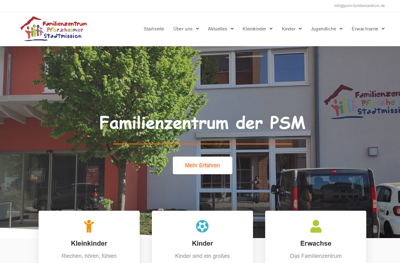 Read more about the article Die Neue Website des Familienzentrum
